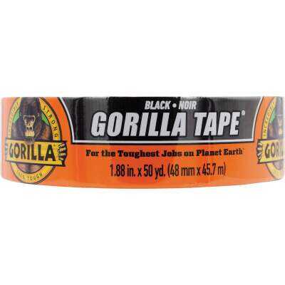 Gorilla 1.88 In. x 50 Yd. Heavy-Duty Duct Tape, Black